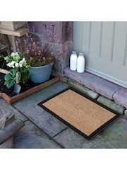 Artsy Mats Natural and Black Border Doormat - Image 2 of 12