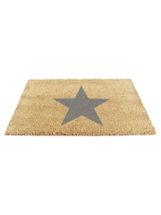 Artsy Mats Natural and Grey Star Doormat - Image 12 of 13