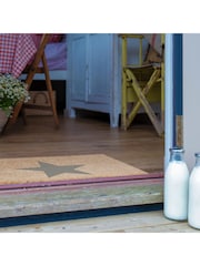 Artsy Mats Natural and Grey Star Doormat - Image 4 of 13