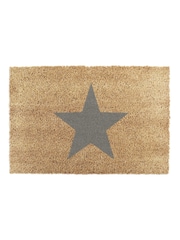Artsy Mats Natural and Grey Star Doormat - Image 8 of 13