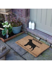 Artsy Mats Natural and Black Labrador Doormat - Image 2 of 12