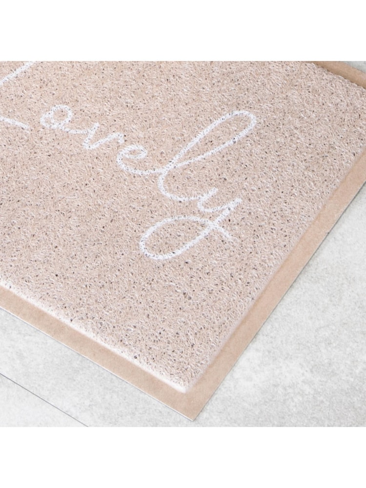 Artsy Mats Beige Hello Lovely Doormat - Image 2 of 3