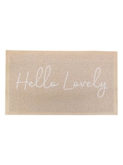 Artsy Mats Beige Hello Lovely Doormat - Image 3 of 3
