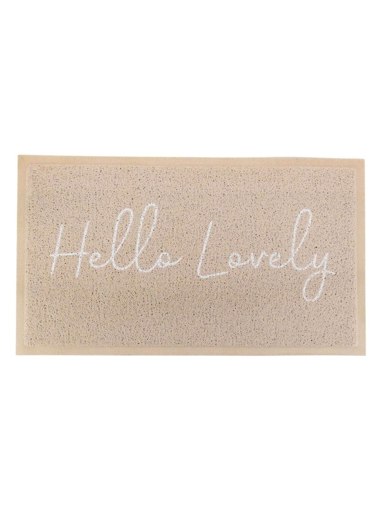 Artsy Mats Beige Hello Lovely Doormat - Image 3 of 3