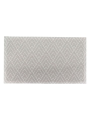 Artsy Mats Grey Geometric Pattern Doormat - Image 2 of 3