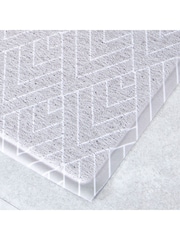 Artsy Mats Grey Geometric Pattern Doormat - Image 3 of 3
