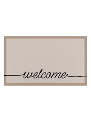 Artsy Mats Multi Beige Welscribble Indoor  Outdoor Doormat - Image 2 of 2