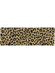 Artsy Mats Natural and Black Leopard Print Patio Doormat - Image 6 of 6