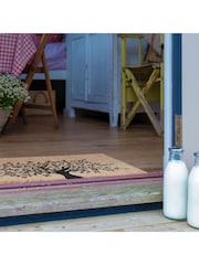 Artsy Mats Natural and Black Tree of Life Doormat - Image 3 of 12