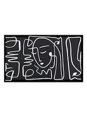 Artsy Mats Multi Face Lines Abstract Indoor  Outdoor Doormat - Image 2 of 2