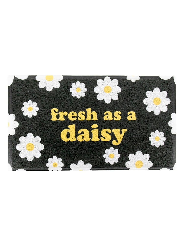 Artsy Mats Black Fresh As a Daisy Doormat - Image 2 of 3