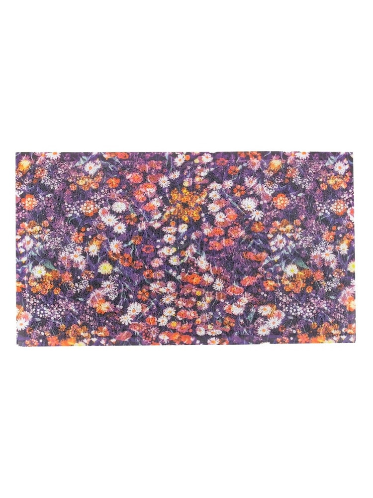 Artsy Mats Multi Wild Flower Pattern Doormat - Image 2 of 3
