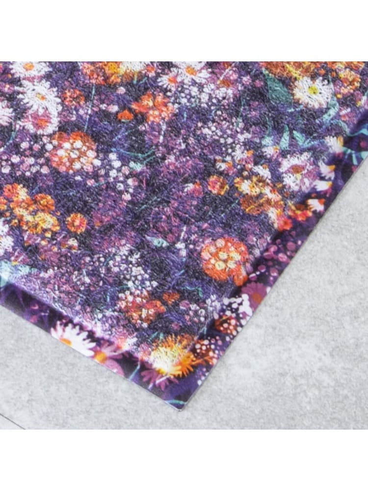 Artsy Mats Multi Wild Flower Pattern Doormat - Image 3 of 3