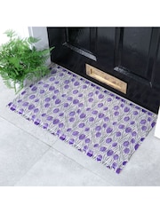 Artsy Mats Purple Tulip Doormat Doormat - Image 1 of 3