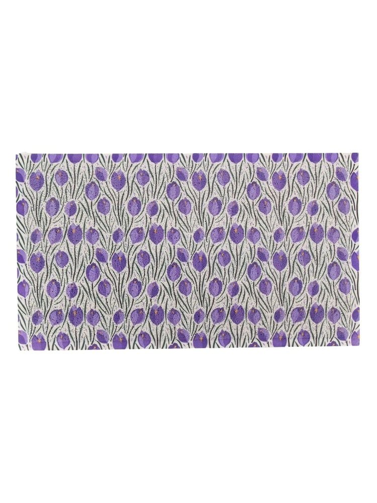 Artsy Mats Purple Tulip Doormat Doormat - Image 2 of 3