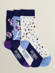 Hobbs Blue Floral Socks Set - Image 1 of 3