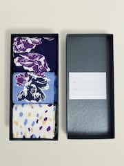 Hobbs Blue Floral Socks Set - Image 2 of 3