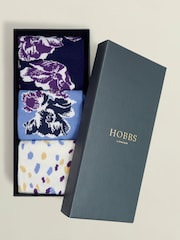 Hobbs Blue Floral Socks Set - Image 3 of 3