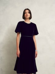 Hobbs Blue Petite Catalina Dress - Image 1 of 4