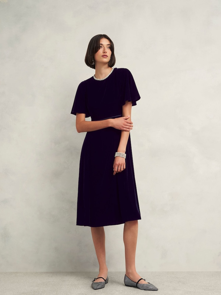 Hobbs Blue Petite Catalina Dress - Image 2 of 4