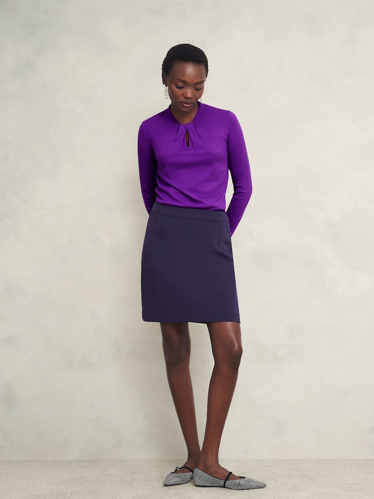 Hobbs Purple Effie Jumper - Image 1 of 4