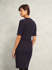 Hobbs Blue Niamh Knitted Dress - Image 2 of 4