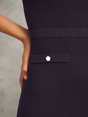 Hobbs Blue Niamh Knitted Dress - Image 3 of 4
