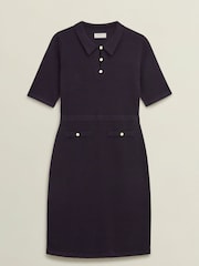 Hobbs Blue Niamh Knitted Dress - Image 4 of 4