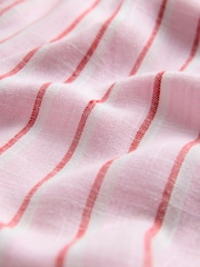 The Set Navy/White/Pink Stripe The Set 3 Pack Pull On Shorts with Linen - Image 9 of 10