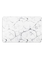 Artsy Mats Marble Pattern White Stone Non Slip Bath Mat - Bild 5 von 5