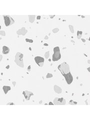 Artsy Mats Grey Terrazzo White Stone Non Slip Bath Mat - Image 2 of 5