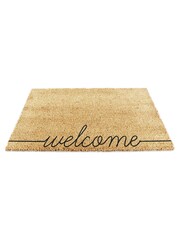 Artsy Mats Natural and Black Country Home Welcome Extra Large Doormat - Image 10 of 12