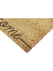 Artsy Mats Natural and Black Country Home Welcome Extra Large Doormat - Image 9 of 12