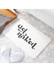 Artsy Mats Get Naked White Stone Non Slip Bath Mat - Image 1 of 5
