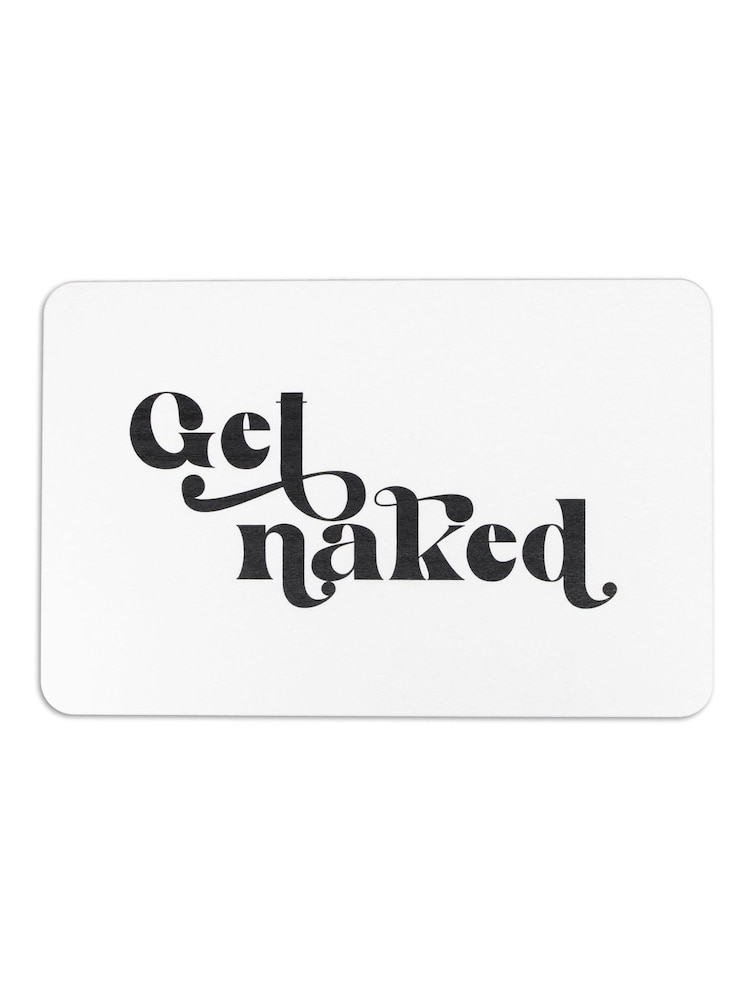 Artsy Mats Get Naked White Stone Non Slip Bath Mat - Image 5 of 5