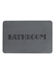 Artsy Mats Bathroom Grey Stone Non Slip Bath Mat - Bild 2 von 5