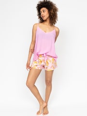 Cyberjammies Pink Solid Cami and Sleep Shorts - Image 3 of 3