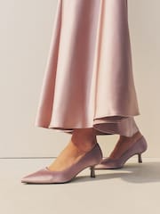 Dusky Pink Forever Comfort® Point Toe Bridesmaid Kitten Heel Courts - Image 1 of 11