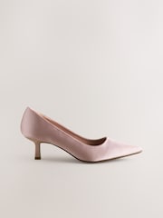 Dusky Pink Forever Comfort® Point Toe Bridesmaid Kitten Heel Courts - Image 7 of 11