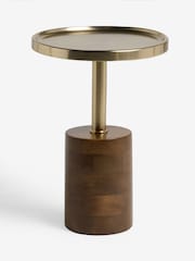 Clarke and Clarke Mango Wood Calisto Side Table - Image 5 of 5