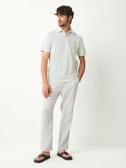 Grey Stingray Short Sleeve Print Polo Shirt - Image 4 of 7