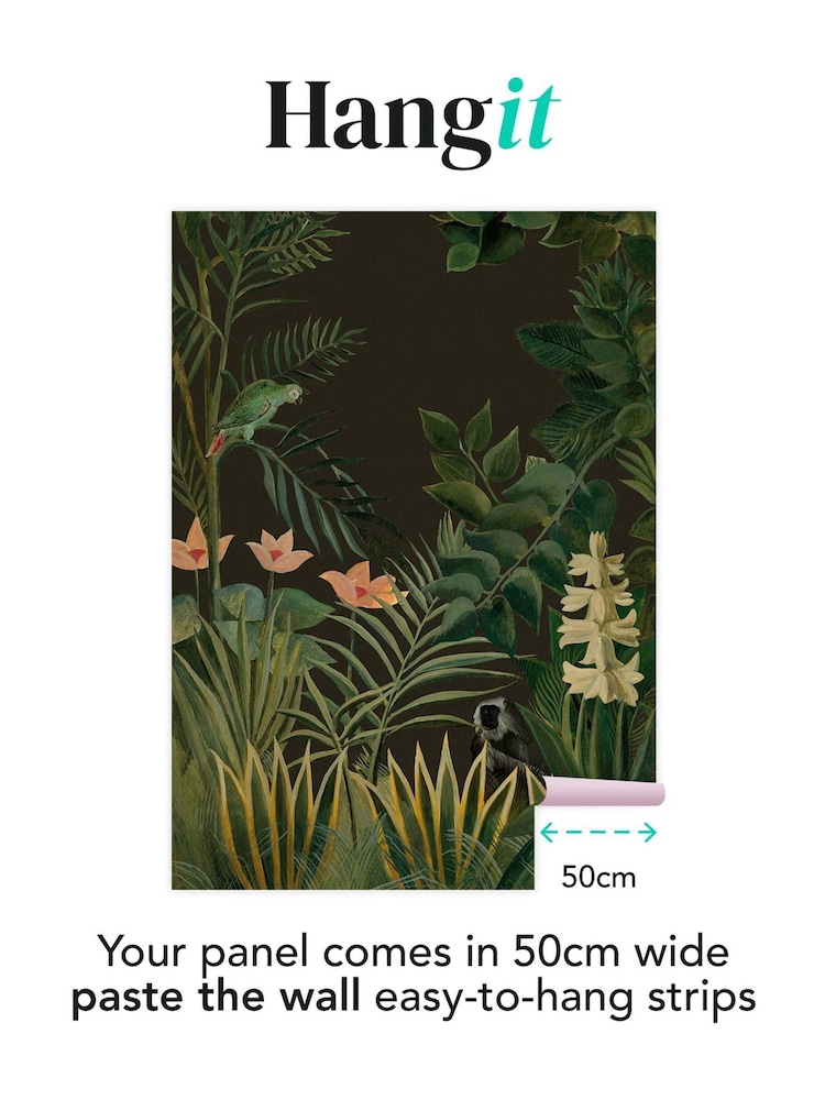 Art For The Home Green Jungle Fixed Size 2M Mural - Image 3 of 3 Art For The Home Green Jungle Fixed Size 2M Mural - Image 3 of 3