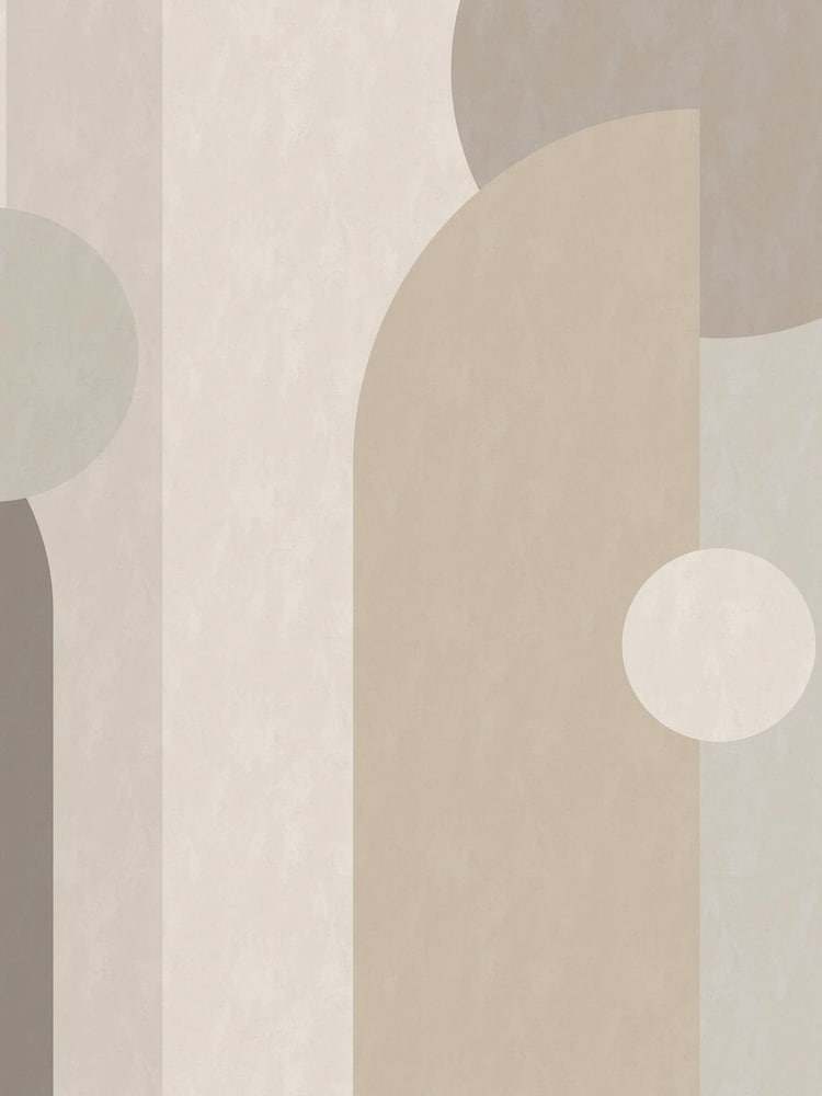 Art For The Home Neutral Curve & Arch Geo Fixed Size 4M Mural - Image 2 of 3