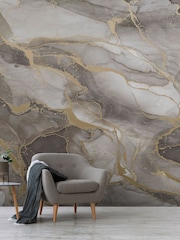 Art For The Home White Gold Marble Fixed Size 3M Mural - Image 4 of 5