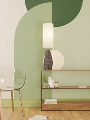 Art For The Home Green Curve & Arch Geo Fixed Size 4M Mural - Image 1 of 3