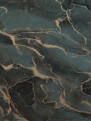 Art For The Home Teal Gold Marble Fixed Size 3M Mural - Image 2 of 5