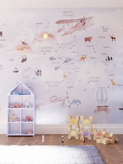 Art For The Home Lilac Around The World Fixed Size 4M Mural - Image 1 of 3