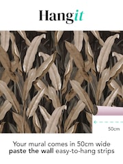 Art For The Home Black Banana Leaf Fixed Size 4M Mural - Image 3 of 5