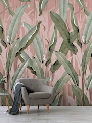 Art For The Home Pink Banana Leaf Fixed Size 4M Mural - Image 4 of 5