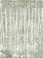 Art For The Home Sage Painterly Woods Fixed Size 3M Mural - Image 2 of 5